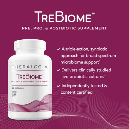 TreBiome™ Pre, Pro, & Postbiotic Supplement