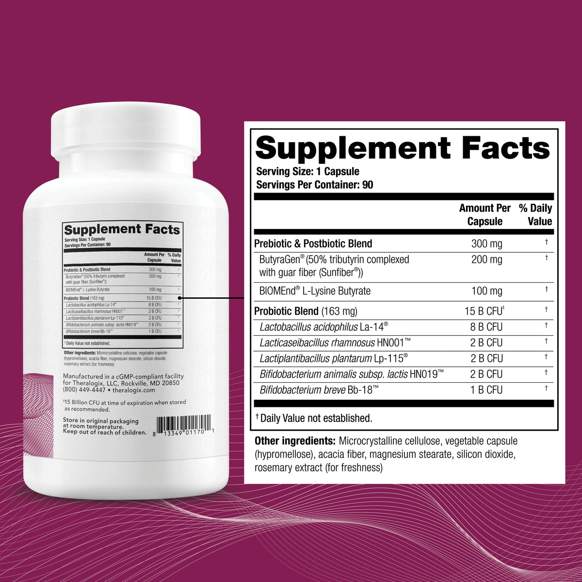 TreBiome™ Pre, Pro, & Postbiotic Supplement
